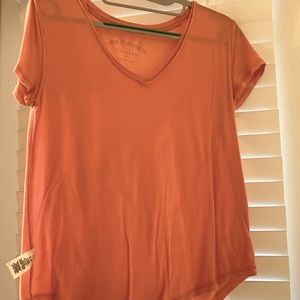 Coral Seriously Soft T-Shirt Aeropostale
